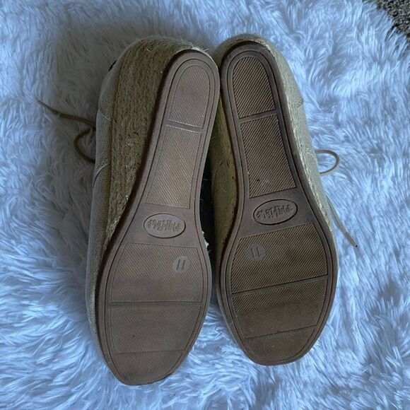 Mad Love Tan Wedge Booties Shoes Size 11 - Picture 14 of 14